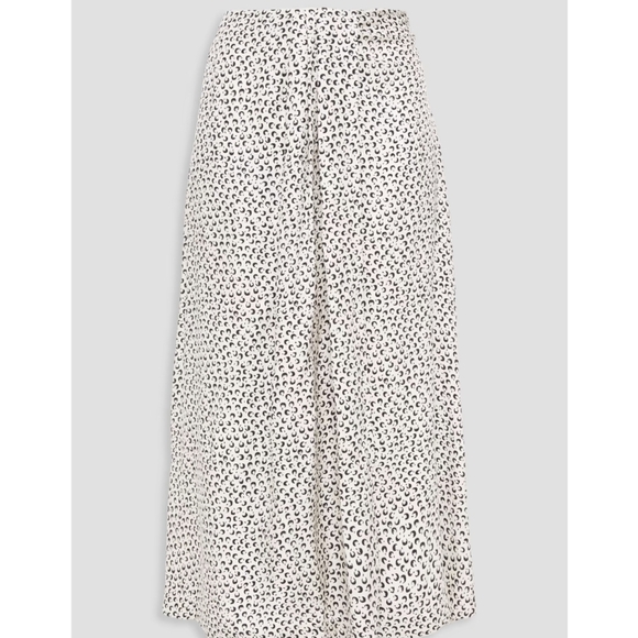 VINCE. Black and White Wrap Skirt - Picture 6 of 15